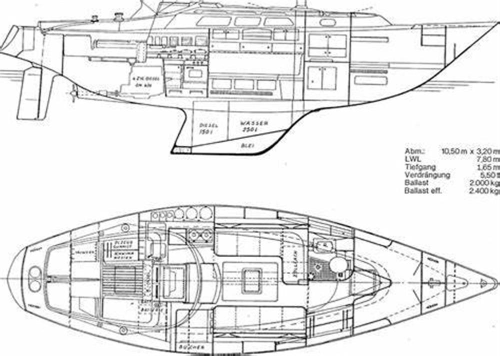 Asmus KG Yachtbau Hanseat 70